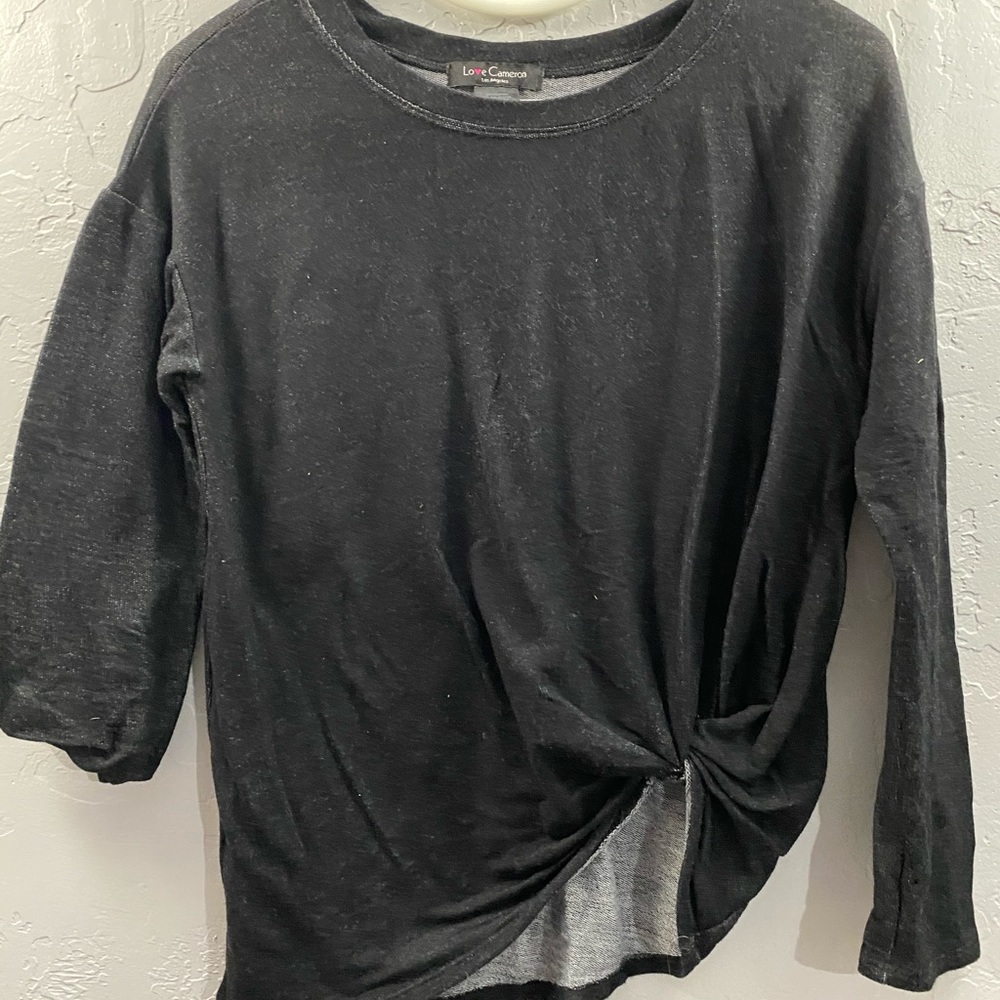 3/4 sleeve light sweater